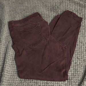 Style & Co. Women's Skinny Pants - Burgundy